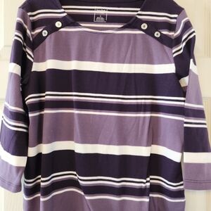 Women's striped top EUC
